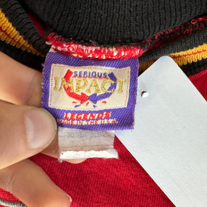 WESTSIDE STOREY VINTAGE | VINTAGE 90'S KC CHIEFS LEGENDS EMBROIDERED SWEATSHIRT NFL FITNESS - RED *LIGHT MARKS - Westside Storey