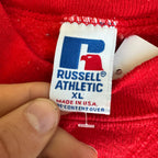 WESTSIDE STOREY VINTAGE | VINTAGE 90'S KC CHIEFS RUSSELL STITCHED SWEATSHIRT - RED - Westside Storey