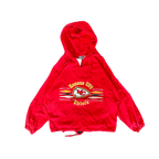 WESTSIDE STOREY VINTAGE | VINTAGE 90'S KC CHIEFS MALU SMOCK DRAWSTRING JACKET - RED - Westside Storey