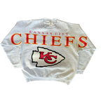 WESTSIDE STOREY VINTAGE | VINTAGE 90'S KC CHIEFS CLEAN CLIFF ENGLE SPELLOUT - GRAY - Westside Storey