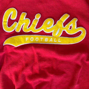 WESTSIDE STOREY VINTAGE | VINTAGE 90'S KC CHIEFS STARTER SCRIPT SWEATSHIRT - RED - Westside Storey