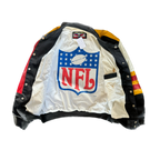 WESTSIDE STOREY VINTAGE | VINTAGE 90'S KC CHIEFS JEFF HAMILTON LEATHER JACKET - BLACK - Westside Storey