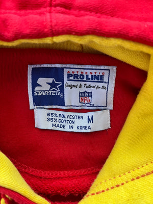WESTSIDE STOREY VINTAGE | VINTAGE 90S STARTER SCRIPT KC CHIEFS HOODIES - RED - Westside Storey