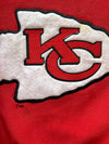 WESTSIDE STOREY VINTAGE | VINTAGE 90S THE GAME ARROWHEAD PATCH KC CHIEFS SWEATSHIRT - RED