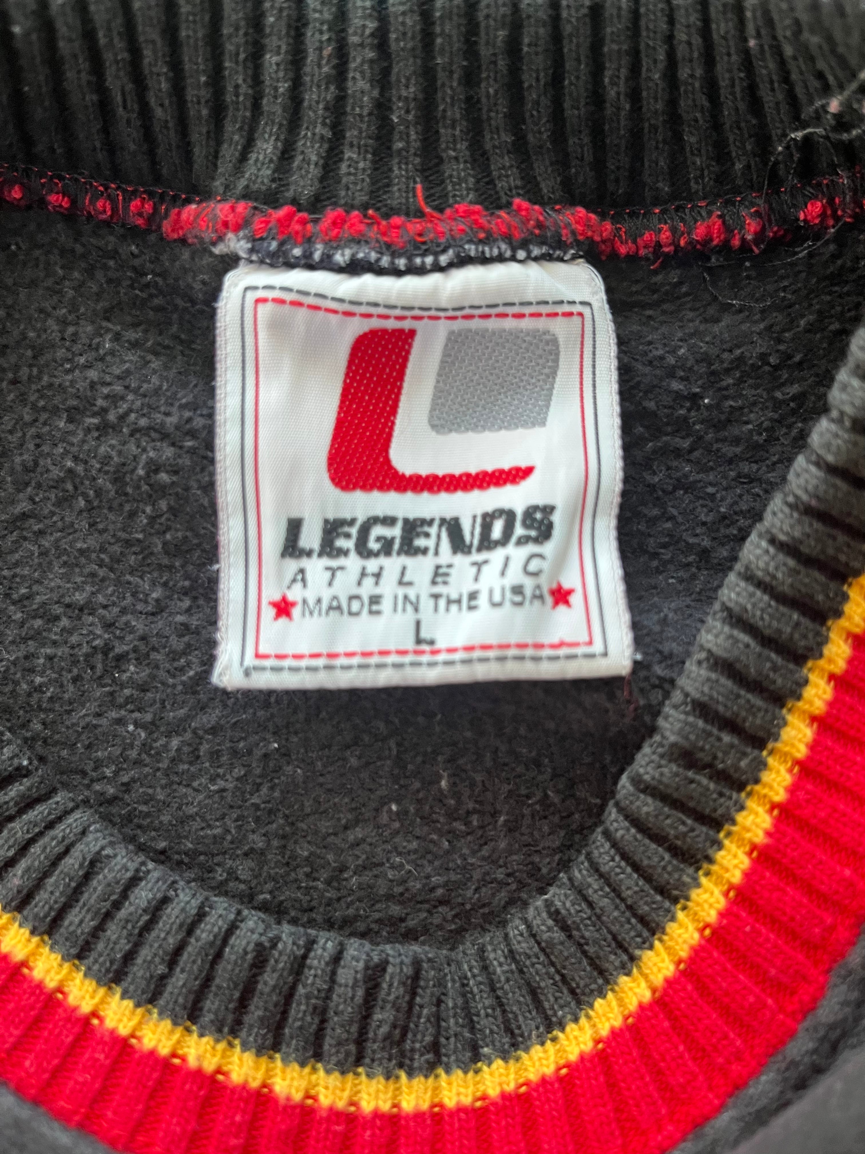 WESTSIDE STOREY VINTAGE | VINTAGE 90S LEGENDS KC CHIEFS SWEATSHIRT - BLACK - Westside Storey