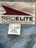 WESTSIDE STOREY VINTAGE | VINTAGE 90S PRO ELITE KC CHIEFS DENIM JACKET - Westside Storey