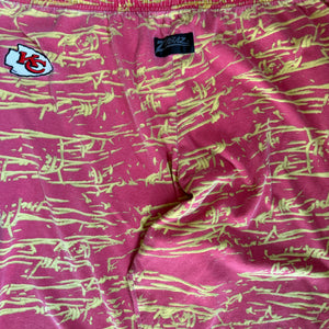 WESTSIDE STOREY VINTAGE | VINTAGE 90'S KC CHIEFS ZUBAZ BARB WIRE - RED - Westside Storey