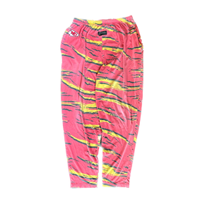 WESTSIDE STOREY VINTAGE | VINTAGE 90'S KC CHIEFS TIGER STRIPE PANTS - RED - Westside Storey