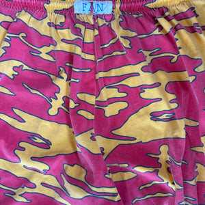 WESTSIDE STOREY VINTAGE | VINTAGE 90'S KC CHIEFS CAMO PANTS - RED - Westside Storey