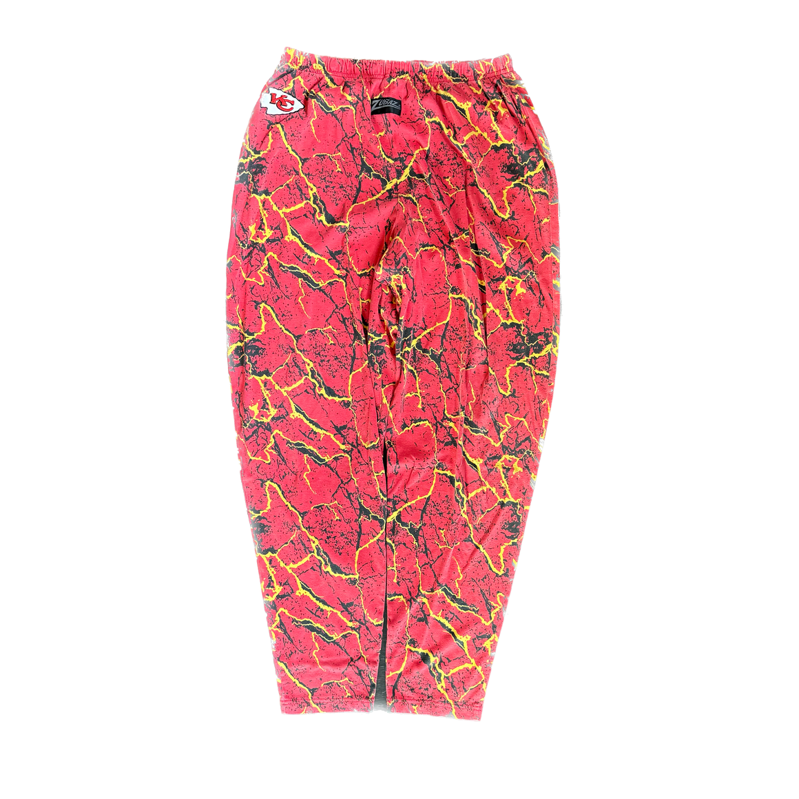 WESTSIDE STOREY VINTAGE | VINTAGE 90'S KC CHIEFS EXPLOSION ZUBAZ PANTS - RED