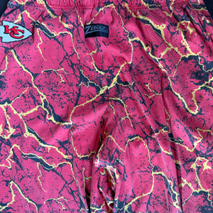 WESTSIDE STOREY VINTAGE | VINTAGE 90'S KC CHIEFS EXPLOSION ZUBAZ PANTS - RED - Westside Storey
