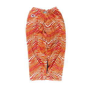 WESTSIDE STOREY VINTAGE | VINTAGE 90'S KC CHIEFS ZUBAZ SWEATPANTS - RED - Westside Storey