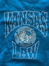 WESTSIDE STOREY VINTAGE | VINTAGE 80S KU JAYHAWKS KANSAS LAW SWEATSHIRT- TEAL