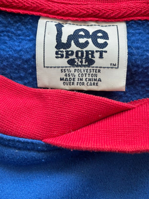WESTSIDE STOREY VINTAGE | VINTAGE 90S LEE JAYHAWKS KU SWEATSHIRT- BLUE - Westside Storey