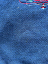 WESTSIDE STOREY VINTAGE | VINTAGE 90S KANSAS JAYHAWKS SPECKLE EMBROIDERED KU SWEATSHIRT- BLUE