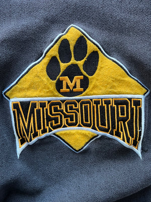 WESTSIDE STOREY VINTAGE | VINTAGE 90S MU TIGERS THE GAME SWEATSHIRT- BLACK/GOLD - Westside Storey