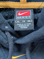 WESTSIDE STOREY VINTAGE | VINTAGE 90S MIZZOU NIKE MIDDLE SWOOSH EMBROIDERED TIGER HOODIE- BLACK/GOLD - Westside Storey