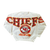 WESTSIDE STOREY VINTAGE | VINTAGE 90'S KC CHIEFS CLIFF ENGLE SPELLOUT SWEATHSIRT - WHITE - Westside Storey