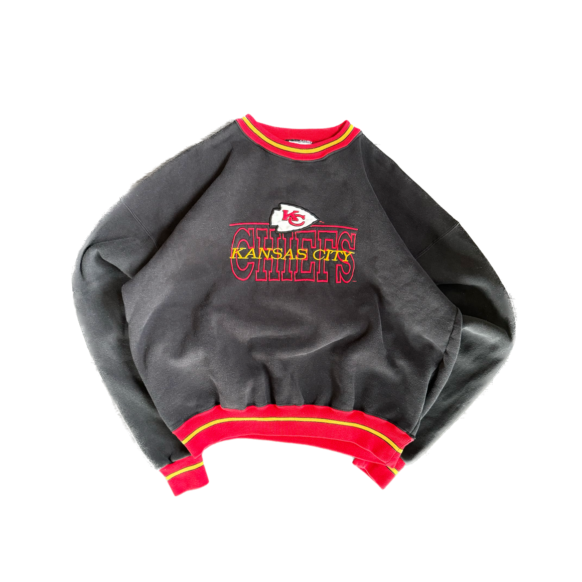 WESTSIDE STOREY VINTAGE | VINTAGE 90'S KC CHIEFS LEGENDS SWEATSHIRT - BLACK