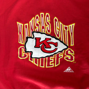 WESTSIDE STOREY VINTAGE | VINTAGE 90'S KC CHIEFS APEX PROLINE SWEATSHIRT - RED - Westside Storey