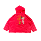 WESTSIDE STOREY VINTAGE | VINTAGE 90'S KC CHIEFS BETTY BOOP HOODIE *CROP FIT - RED - Westside Storey