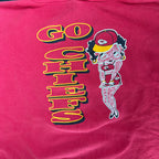 WESTSIDE STOREY VINTAGE | VINTAGE 90'S KC CHIEFS BETTY BOOP HOODIE *CROP FIT - RED - Westside Storey