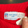 WESTSIDE STOREY VINTAGE | VINTAGE 90'S KC CHIEFS CLIFF ENGLE KNIT SWEATER - RED