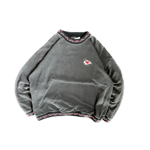 WESTSIDE STOREY VINTAGE | VINTAGE 90'S KC CHIEFS RARE TUNDRA SWEATER - BLACK - Westside Storey
