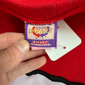 WESTSIDE STOREY VINTAGE | VINTAGE 90'S KC CHIEFS LEGENDS NFL FITNESS CLEAN SWEATSHIRT - RED - Westside Storey