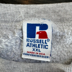 WESTSIDE STOREY VINTAGE | VINTAGE 90'S KC CHIEFS RUSSELL STITCHED SWEATSHIRT - GRAY - Westside Storey