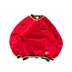 WESTSIDE STOREY VINTAGE | VINTAGE 90'S KC CHIEFS LEGENDS NFL FITNESS SWEATSHIRT - RED - Westside Storey