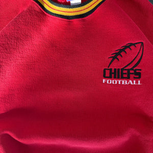WESTSIDE STOREY VINTAGE | VINTAGE 90'S KC CHIEFS LEGENDS NFL FITNESS SWEATSHIRT - RED - Westside Storey