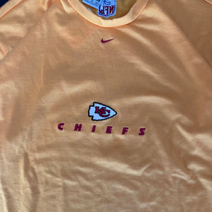 WESTSIDE STOREY VINTAGE | VINTAGE 90'S KC CHIEFS MIDDLE SWOOSH - YELLOW - Westside Storey