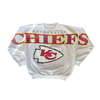 WESTSIDE STOREY VINTAGE | VINTAGE 90'S KC CHIEFS CLIFF ENGLE SPELLOUT SWEATSHIRT *LIGHT MARKS - GRAY