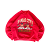 WESTSIDE STOREY VINTAGE | VINTAGE 90'S KC CHIEFS RUSH HOUR DERRICK THOMAS/NEIL SMITH SWEATSHIRT - RED