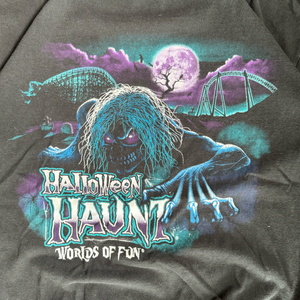 WESTSIDE STOREY VINTAGE | VINTAGE WORLDS OF FUN HALLOWEEN T-SHIRT - BLACK - Westside Storey
