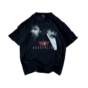 WESTSIDE STOREY VINTAGE | VINTAGE BROOKS DUNN BORDERLINE 90'S T-SHIRT - BLACK - Westside Storey