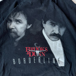 WESTSIDE STOREY VINTAGE | VINTAGE BROOKS DUNN BORDERLINE 90'S T-SHIRT - BLACK - Westside Storey