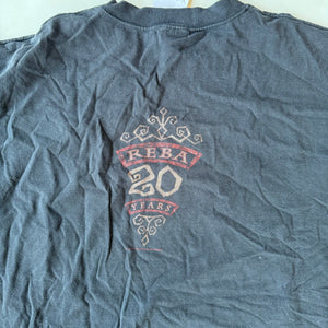 WESTSIDE STOREY VINTAGE | VINTAGE 1998 REBA MCENTIRE 20 YEAR ANNIVERSARY T-SHIRT - BLACK - Westside Storey
