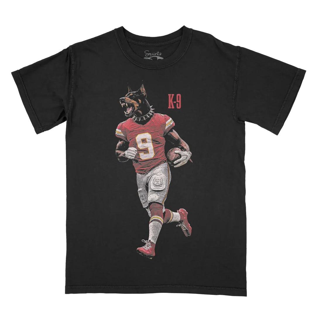 SQUINTS APPAREL | K-9 KENNETH WALKER III TEE - BLACK Squints Apparel