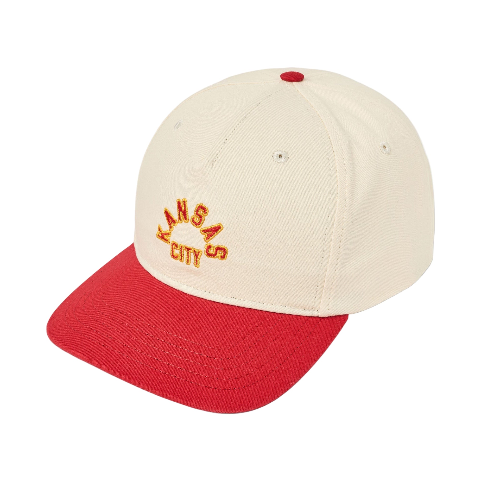 SANDLOT | KANSAS CITY ARCH STRUCTURED 5-PANEL HAT | CREAM Sandlot