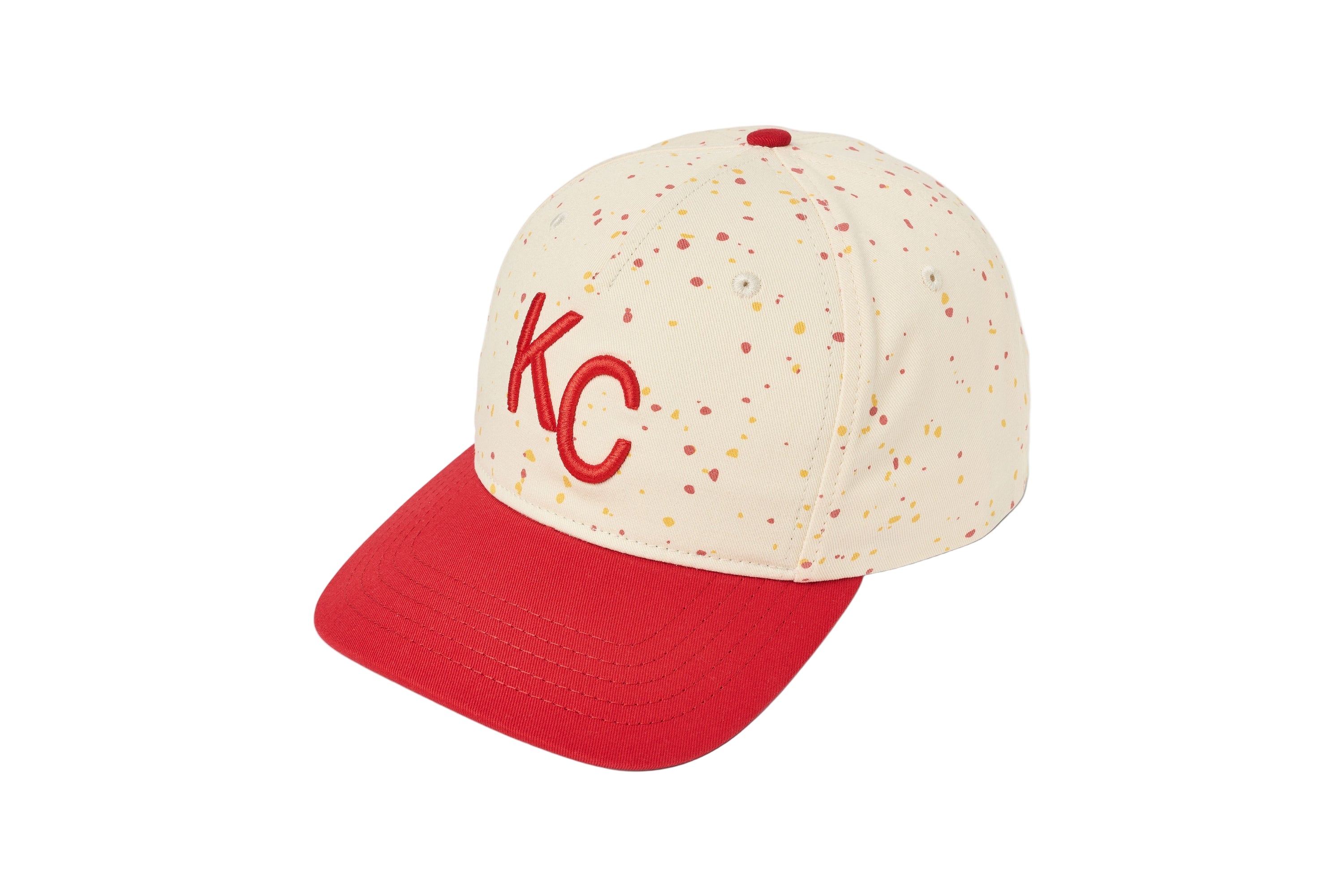 SANDLOT | KANSAS CITY CONFETTI STRUCTURED 5- PANEL HAT | CREAM Sandlot