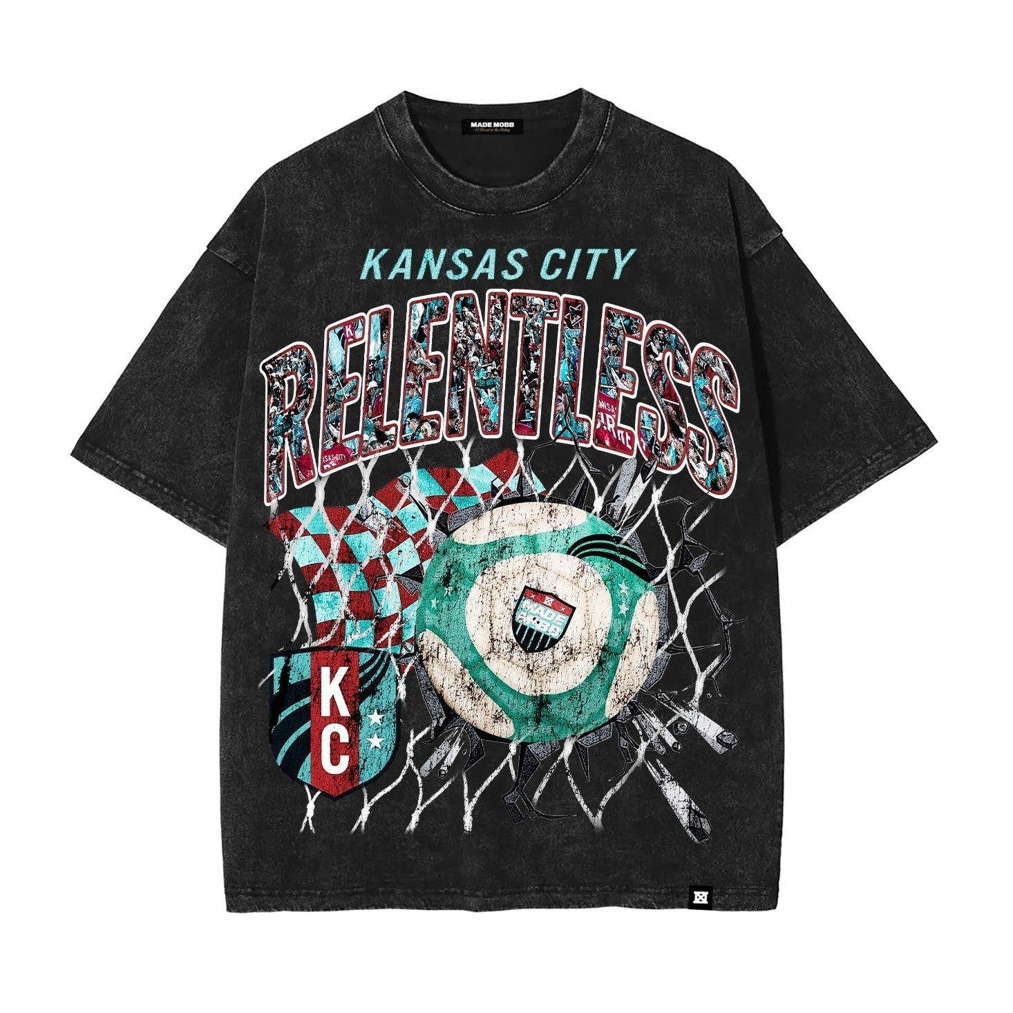 MADE MOBB | KC CURRENT RELENTLESS TEE- BLACK Made Mobb