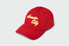 SANDLOT | 90s ERA SCRIPT KANSAS CITY DAD HAT - RED