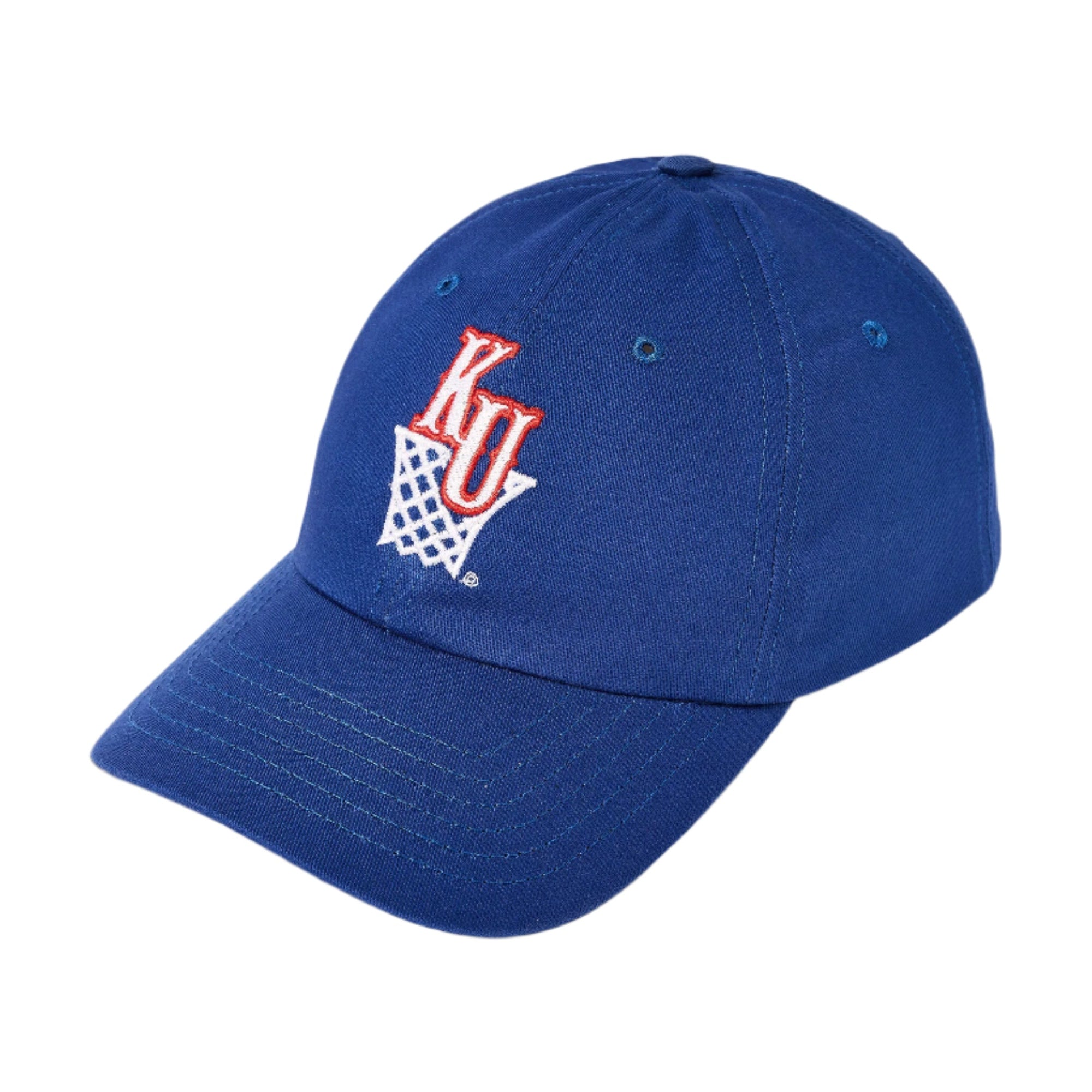 SANDLOT | KU BASKETBALL CIRCUS FONT DAD HAT | ROYAL BLUE - Westside Storey