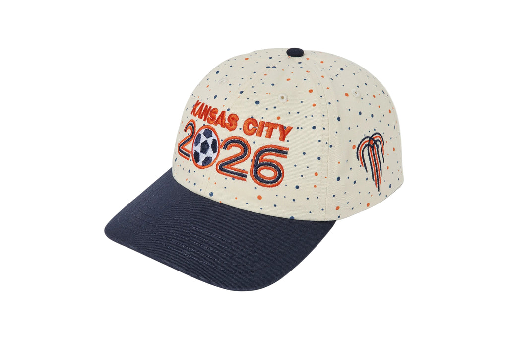 SANDLOT | KC 2026 CONFETTI DAD HAT-OFF WHITE CONFETTI/NAVY Sandlot