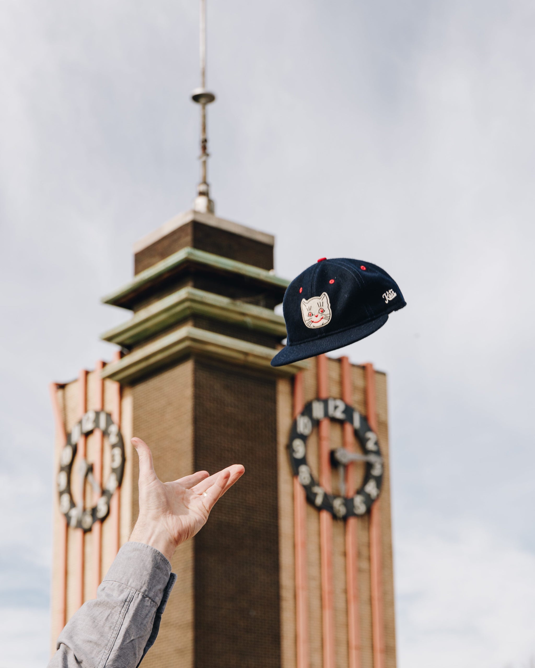 SANDLOT | KANSAS CITY KATZ MELTON WOOL VINTAGE FLATBILL - Westside Storey