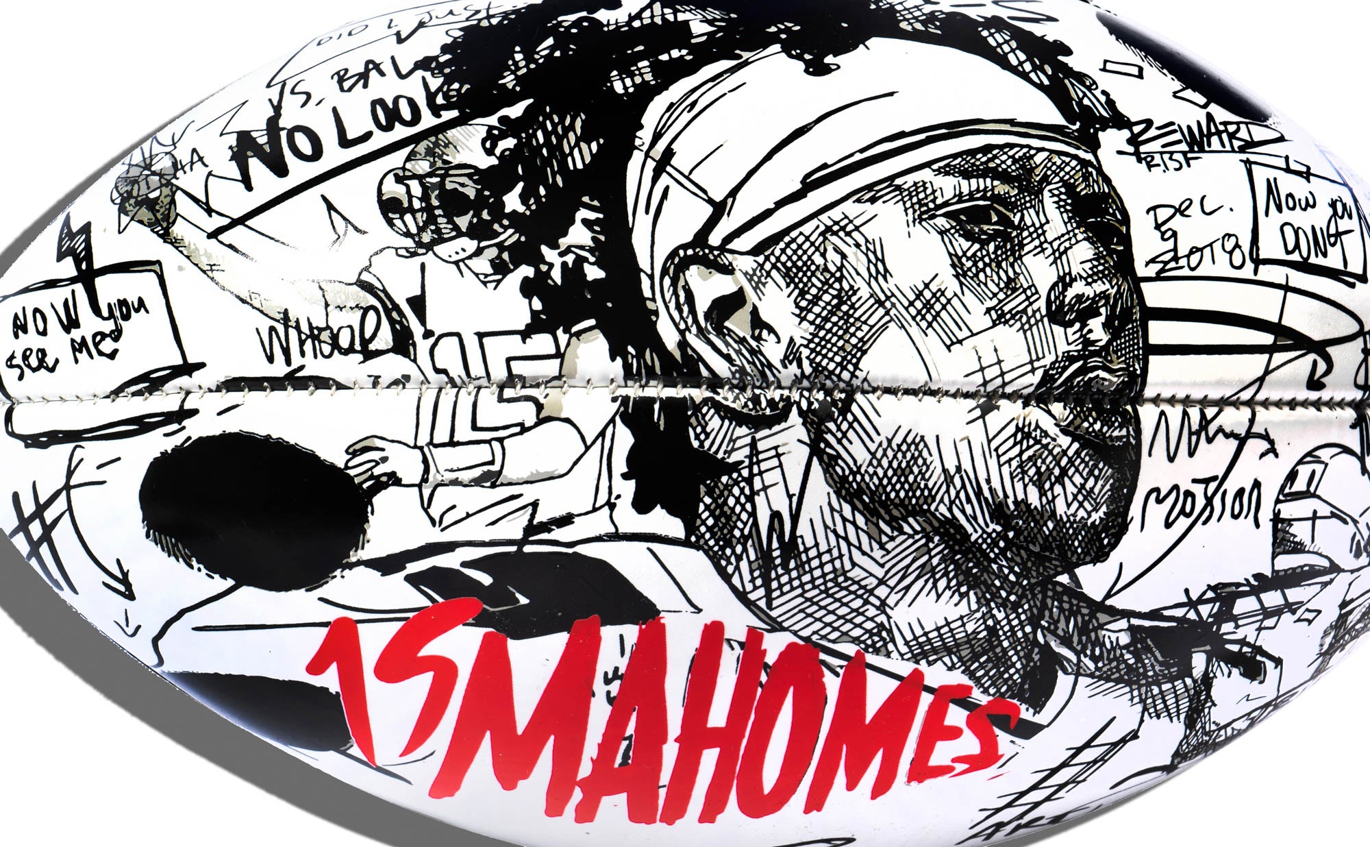 PATRICK MAHOMES OFFICIAL COLLECTIBLE FOOTBALL - Westside Storey