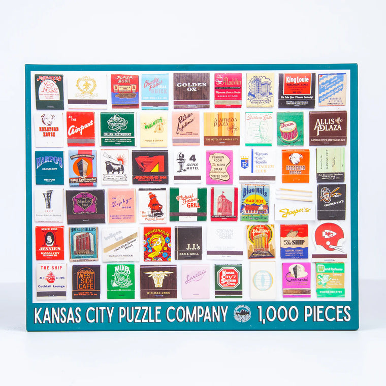 KANSAS CITY PUZZLE COMPANY | MATCHBOOKS - 1000 PIECE PUZZLE - Westside Storey