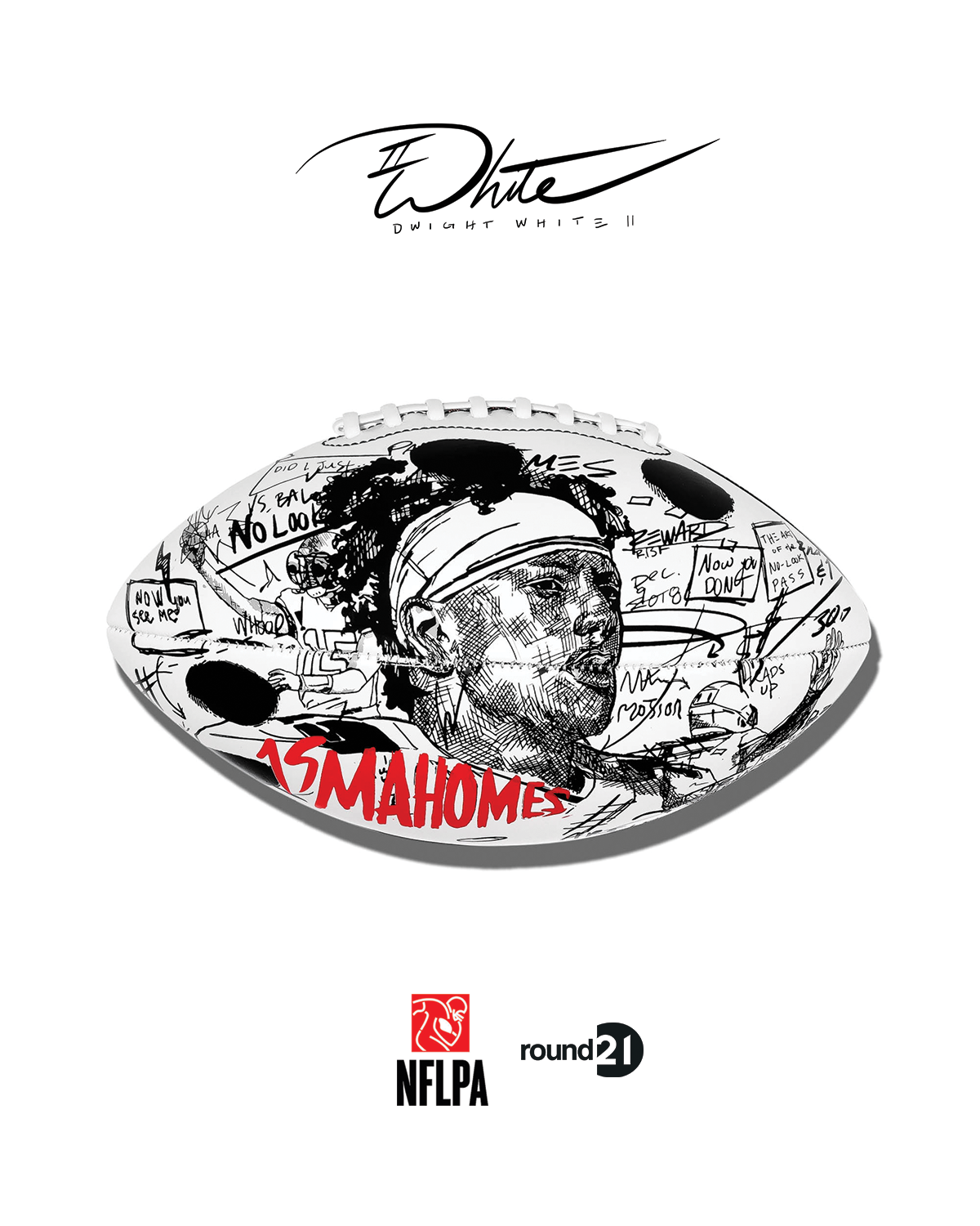 PATRICK MAHOMES OFFICIAL COLLECTIBLE FOOTBALL - Westside Storey